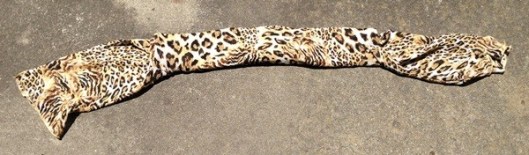 Turning a shirt into a scarf - step 5