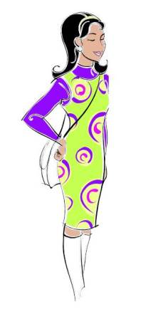 woman wearing a dress