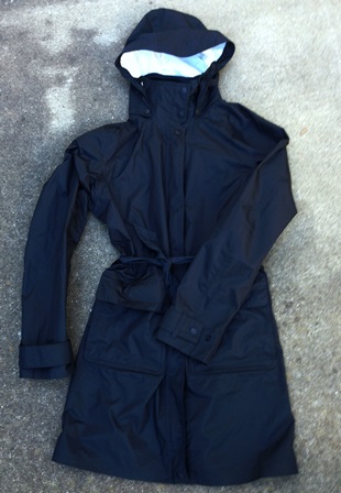 packable waterproof rain trench for women's travel