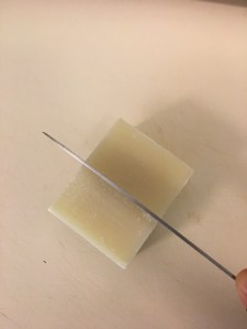 scoring a shampoo bar