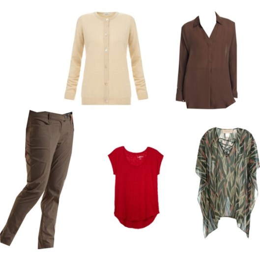 Capsule wardrobe variety pieces